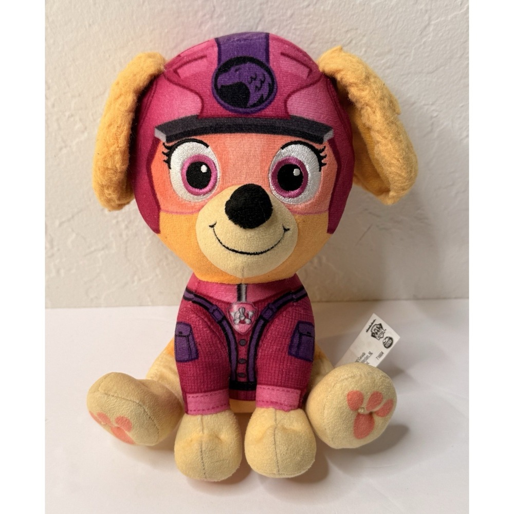 PAW Patrol Jungle Pups Skye 8" Plush Toy Dog Pink Child Plushie Play Cartoon